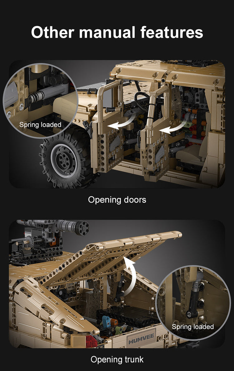 CaDA HUMVEE with RC option 1:8 C61036