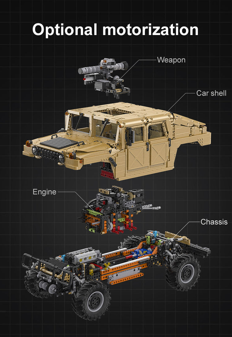 CaDA HUMVEE with RC option 1:8 C61036