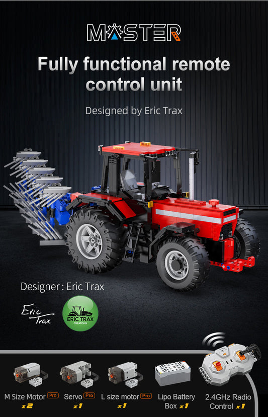 CaDA Farm Tractor with Remote Contol 1:17 C61052