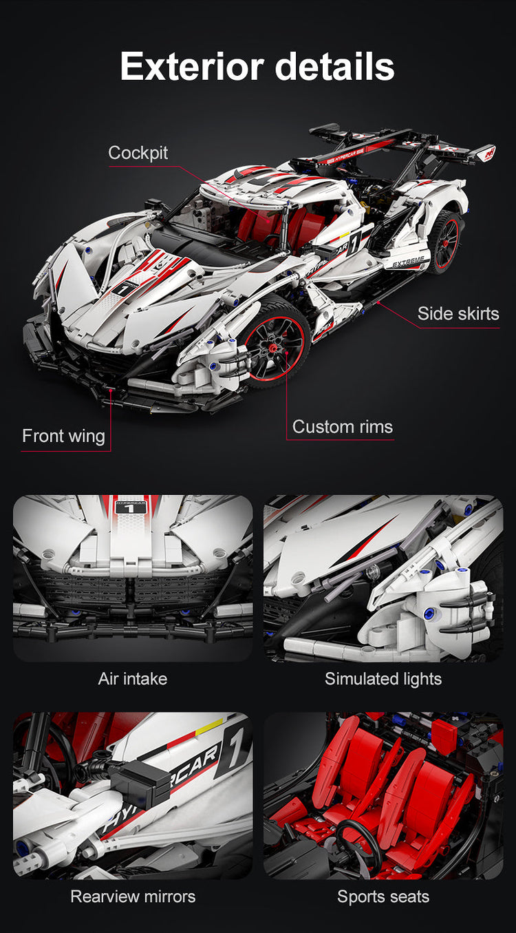 CaDA Apollo Intensa Emozione V12 Hypercar with Remote Control 1:8 C61053