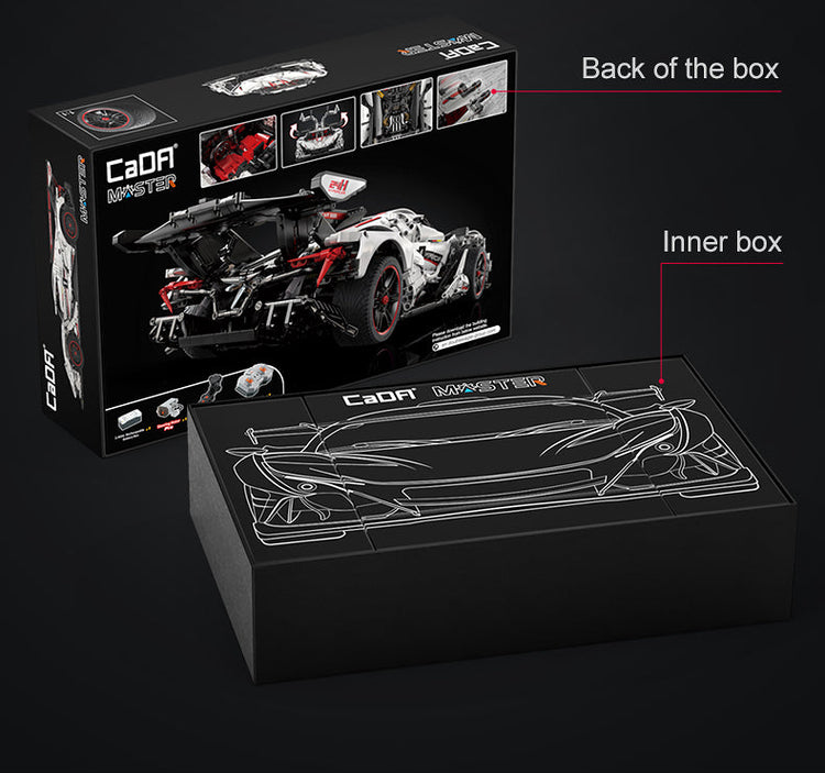 CaDA Apollo Intensa Emozione V12 Hypercar with Remote Control 1:8 C61053