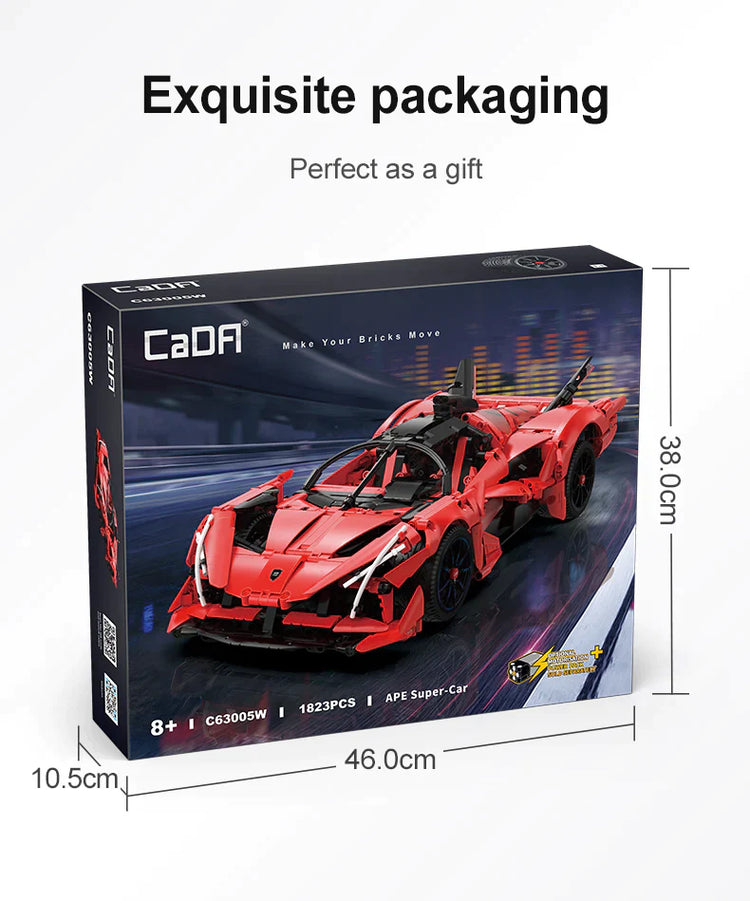 CaDA Apollo Evo SuperCar with RC option 1:10 C63005