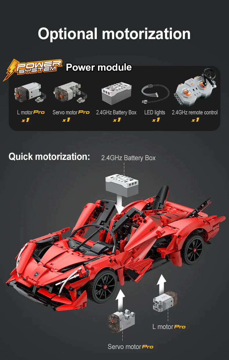 CaDA Apollo Evo SuperCar with RC option 1:10 C63005