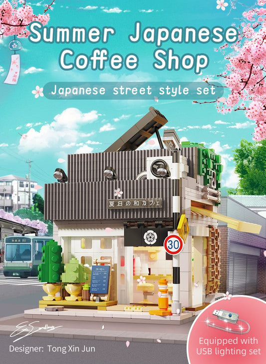 CaDA Japanese Summer Breeze Coffee Shop with LED lighting C66007