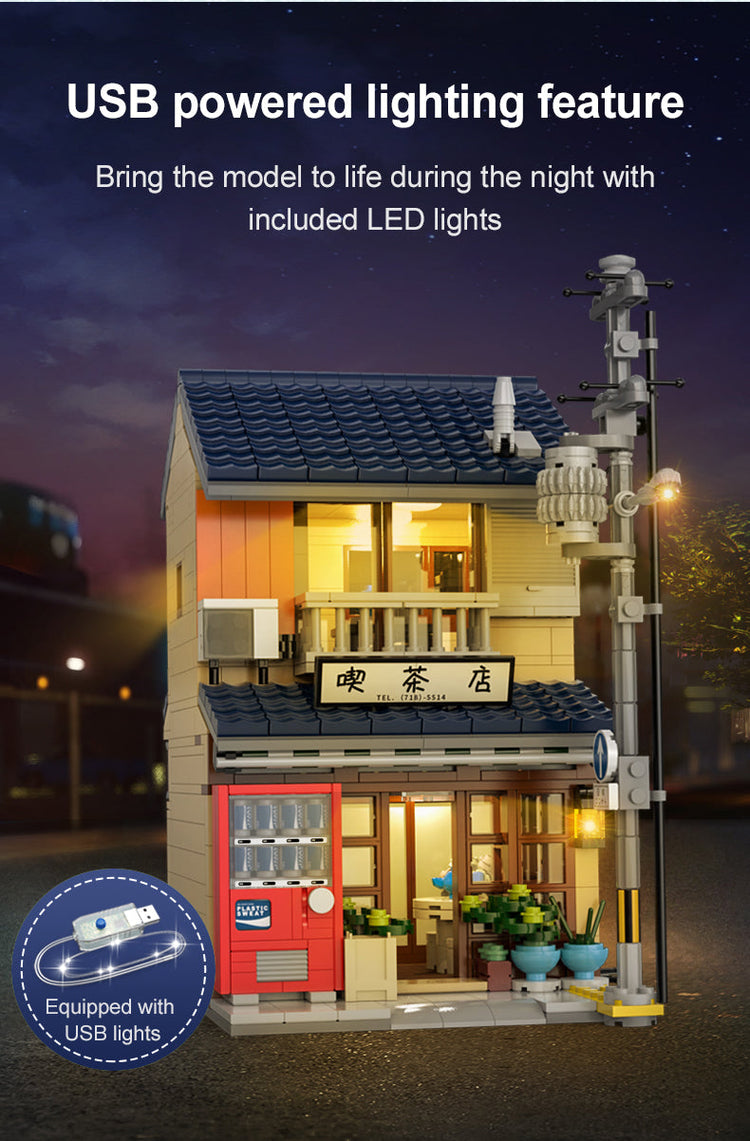 CaDA Japanese Tea Shop with LED lighting C66010