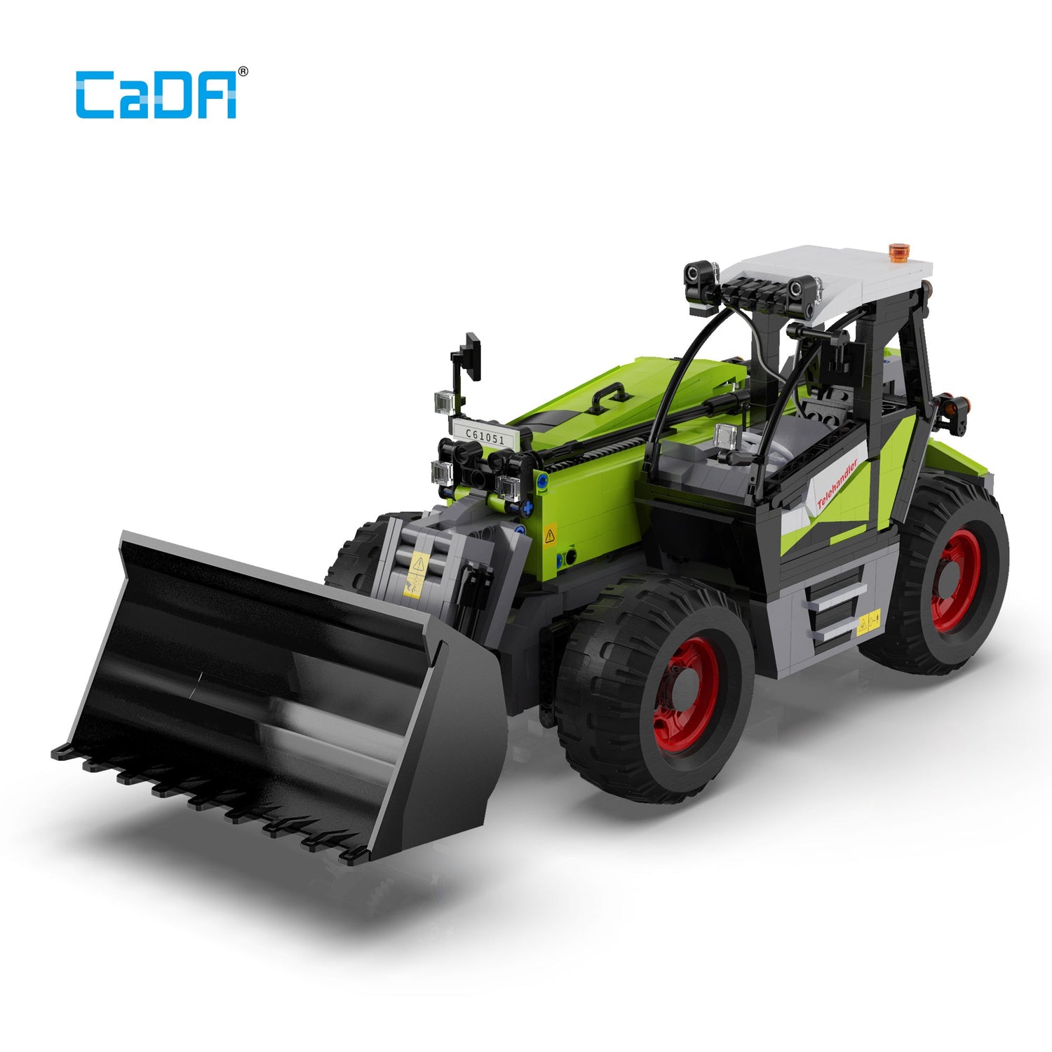 Compact Telehandler Remote Controll CaDA Telehandler with Remote Control 1:17 C61051 – Brick Army Canada