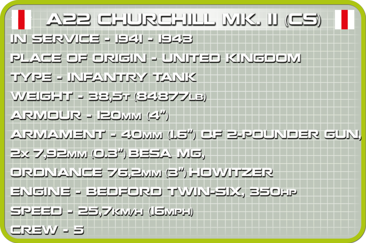 A22 Churchill MkII 1:48 #2709 discontinued