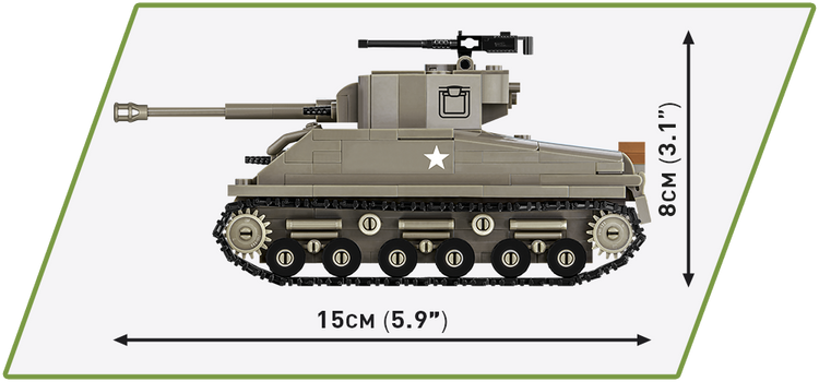 M4A3E8 Sherman 1:48 #2711