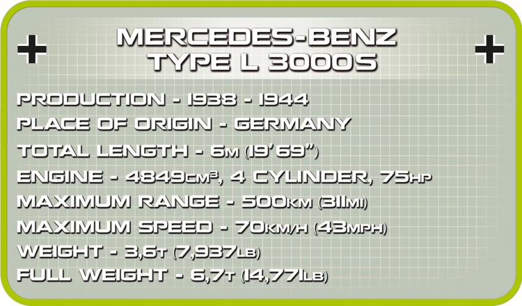 Mercedes Benz L3000S #2455A discontinued